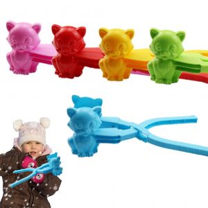 Machine A Boules De Neige, Jouet, Pince, Moule A Neige, Moule A Sable Pour Enfants, Batailles De Boules De Neige, Jouets D'exterieur Amusants Pour L'hiver - Neuf