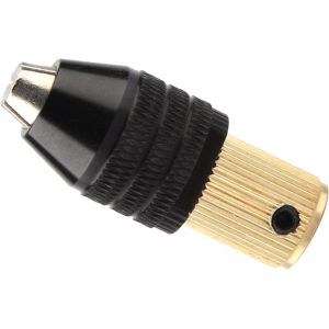 Mini Mandrin Auto-serrant Mandrin de Foret Adaptateur pour mini perceuse électrique,meuleuse électrique,Capacité de Serrage de 0,3 à 3,4 mm(3.17mm Trou),Mandrins De - Neuf