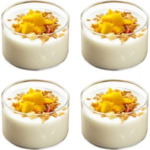 Tasses &Agrave; Dessert En Verre Borosilicate Transparentes - Neuf