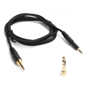 CâBle Audio Tressé Pour Casque, Cordon Aux De Remplacement Pour Athm50x M40x - Neuf