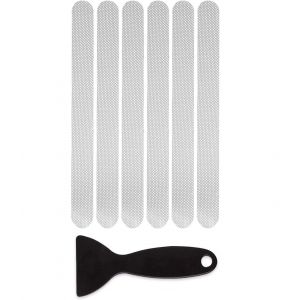 Autocollants antidérapants pour douche, bandes adhésives de sécurité pour baignoire avec grattoir de qualité supérieure pour baignoire, douche, escaliers, échelles et bateaux - Neuf