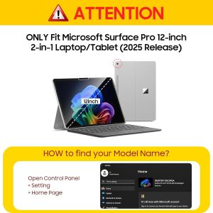 Coque Pour Microsoft Surface Pro 12 Pouces 2025, Housse Multipositions &Eacute;tui Arri&egrave;re En Tpu Antichoc, Fermeture Magn&eacute;tique, Coque Compatible Avec Clavier Type Cover, Lilas - Neuf