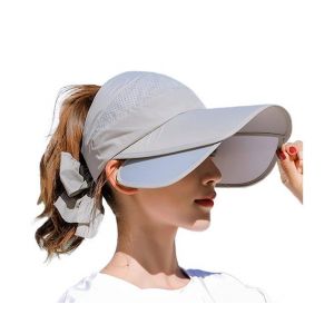 Chapeau Pare-Soleil &Eacute;l&eacute;gant &Agrave; Large Bord Pour Femme - R&eacute;glable, Respirant, Compatible Avec La Queue De Cheval, Parfait Pour Le Golf, La Plage Et Les Activit&eacute;s De Plein Air - Neuf