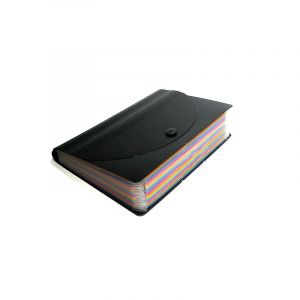 24 De La Poche De Dossier, L'expansion De L'accordéon Dossier Document Organisateur De La Taille A4 Avec Couvercle Et Des Étiquettes De Couleur, Arc-En-Ciel Document Box Office - Neuf