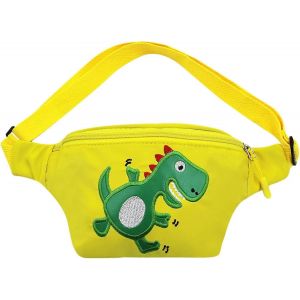 Enfants bébé garçon fille sac de taille dessin animé dinosaure portefeuille sac de taille sac de taille voyage,randonnée,sport - Neuf