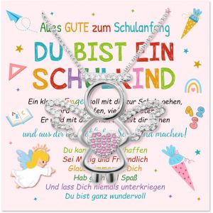 Kal-Cadeau D'inscription Scolaire Fille, Collier Fille, Porte-Bonheur Rentrée Scolaire, Cadeaux D'inscription Scolaire - Neuf