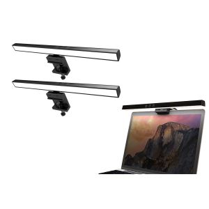 Lot De 2 Barres Lumineuses Usb Pour &Eacute;cran D'ordinateur Avec Variateur Et Protection Oculaire - Neuf