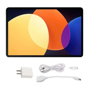 Tablette de jeu 10 pouces, 8 Go de RaM, 128 Go de ROM, appels 4G, Wi-Fi 5G, compatible android 11, rechargeable par USB C, verte, prise americaine 100 a 240 V. - Neuf