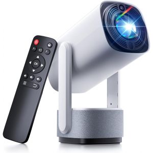 VornixorSarlshop-Retroprojecteur avec WiFi et Bluetooth - Videoprojecteur Portable 1080P Support&eacute; Mini Projecteur Video Focus &eacute;lectrique Auto Keystone Compatible avec HDMI/TV Stick/iPhone/Android - Neuf