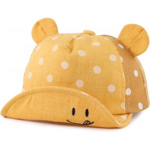 Polka Coton Bébé Casquette Pour Fille Garçon Enfant Chapeau De Soleil Casquette De Réglable Printemps Été Automne 6 À 24 Mois.[Z1287] - Neuf
