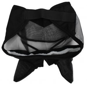 Masque Anti-Mouches Pour Chevaux, Voile En Maille Amovible, Protection Des Oreilles Et Du Nez, Fermeture Eclair (S (Pony)) - Neuf