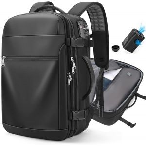 lbgwp60-Sac À Dos De Voyage À Compression Sous Vide Airback 60 L Extensible Vacpack Spacevac Backpack Hydrofuge Tsa Lock Airbag Avec Pompe À Vide - Neuf