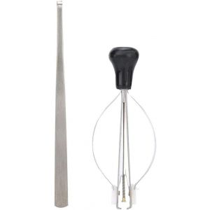 Kal-Extracteur Aiguille Montre, 2pcs Presse À Main Pour Montres, Kit Presseur Pour Démonter Les Aiguilles De Montre, Extracteur D'aiguille De Montre, Kit D'outils Pour La Réparation Des Montres - Neuf