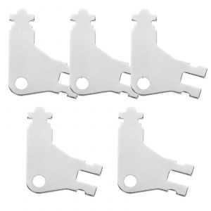 5pcs Distributeur universel d'essuie-tout Clé Distributeur de papier toilette Remplacement de clé avec porte-clés - Neuf
