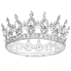 Bmtterqgwo-Couronne Femme, Tiare Reine Pour Fete Princesse (Argent) - Neuf