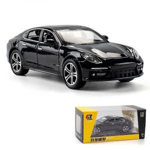 1:32 Panamera Diecasts Toy Cars Miniature Scale Alloy Simulation Vehicles Car Model Children Birthday Gifts Collection Toy Cars-Noir avec boîte 1 - Neuf