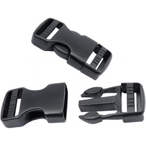 Mevronisshop-D&eacute;gagement Rapide En Plastique Extra &Eacute;pais, 15mm,20mm,25mm,32mm,38mm,50mm De Large, Sans Couture, Boucle En Plastique Robuste De Rechange Pour - Neuf