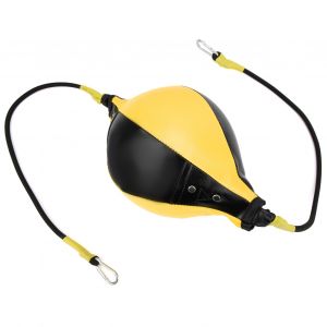 Ballon De Boxe Suspendu, Equipement D'exercice, De Reponse Elastique, De Reponse Elastique, Noir Et Jaune - Neuf