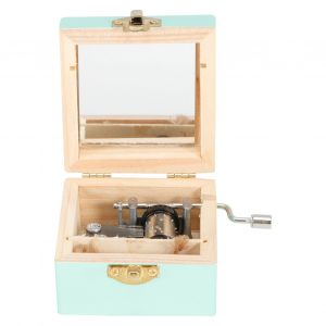 Hjlian Boite A Musique A Manivelle, Boite A Musique Vintage En Bois, Cadeau D'anniversaire Ou De Noel - Neuf
