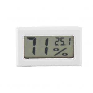 Moniteur De Température D'humidité Avec Sonde Intégrée Blanche - Neuf