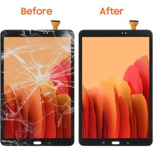 Lcd Display Pour Samsung Galaxy Tab A 10.1 2016 Sm-T580 T585 T587 10,1"" Lcd Affichage &Eacute;cran Remplacement Num&eacute;riseur Assemblage Complet Avec R&eacute;paration Kits,Noir - Neuf