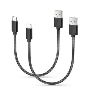 Basesailor Cable Chargeur pour Airpods Pro 3rd 4th G&eacute;n&eacute;ration,USB Type C Cordon Charge Nylon 0.3M 2Pack pour Airpods Pro 2,iPad 10 11 12.9 Air 4 5 Mini 6 7 2022,iPhone 17 16 15,Samsung S24 A54,A32,A42 - Neuf