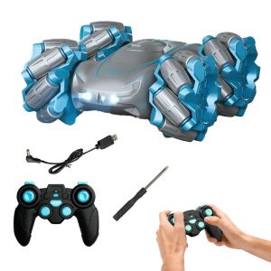 Voiture t&eacute;l&eacute;command&eacute;e double face acrobatique tout-terrain, voiture RC drift &agrave; 360 degr&eacute;s pour enfants - Neuf