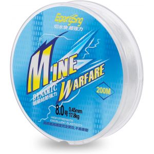 Kyaoayo-Fil De Pêche De 200 M, Fil De Pêche De 0,45 Mm En Nylon, Transparent, Indéchirable, À Suspendre, Pour La Pêche, Les Travaux Manuels, Les Décorations, Les Bijoux - Neuf