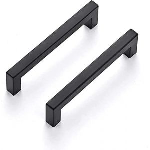 lbgwp60-LotDe 15 Poignées Noires Pour Tiroir Et Placard De Cuisine Et Armoire De Cuisine Et Armoire 128 Mm - Neuf