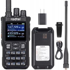 Rt-900 Radio Ham Multibande 8W,Talkie-Walkie &Agrave; 256 Canaux Vhf/Uhf,Bande A&eacute;rienne,Marine & Rivi&egrave;re Pour Activit&eacute;s Ext&eacute;rieures,Urgence,Communication A&eacute;ronautique (Version Non-Bluetooth) - Neuf