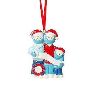 Wabjtam masque bonhomme de neige arbre de No&euml;l pendentif d&eacute;coration de No&euml;l arbre pendentif - Neuf