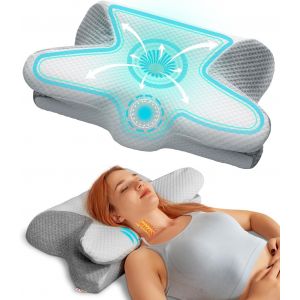 Oreiller En Mousse &Agrave; M&eacute;moire De Forme [Hauteur R&eacute;glable] [Coussin De Nuque Ergonomique] [Coussin De Sommeil Orthop&eacute;dique] Oreiller Doux Pour Les Douleurs Au Cou, Coussin De Positionnement - Neuf