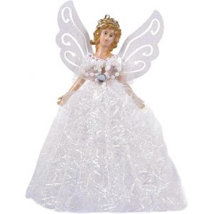 Tissu Ange De No&euml;l L'arbre De No&euml;l Poup&eacute;e Suspendue Ange De No&euml;l L'arbre De F&eacute;e Ange Avec Des Ailes Pour Les D&eacute;corations De No&euml;l - Neuf