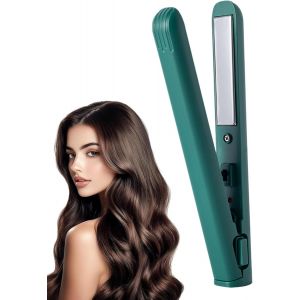 Kal-Minilisseur Cheveux Sans Fil, 2 En 1 Céramique Lisseur Boucleur Cheveux 2 En 1 Lisseur Portable Sans Fil Portable Fer A Lisser Lisseur Boucleur Minis Fer À Lisser En Céramique Pour Pelos Court Y - Neuf