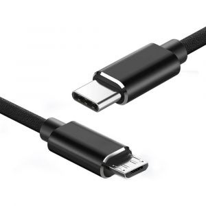 USB-C vers USB Micro B câble 5 broches cordon de Charge Support OTG Charge & Sync - Neuf