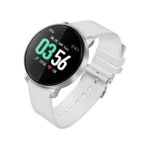 Montre Connect&eacute;e &Eacute;tanche Ip67 De 1,3 Pouce - Suivi De Sant&eacute; Et De Fitness - Blanc - Neuf