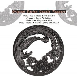 Illuma Lid Candle Auto Paralume Plusieurs Styles Profumatore,Aider La Bougie &agrave; Fondre Uniform&eacute;ment - Neuf