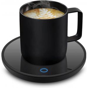 Ulteronixshop-Chauffe-Tasse &agrave; caf&eacute;, Chauffe-Bougie &eacute;lectrique avec arr&ecirc;t Automatique, Chauffe-Tasse pour Bureau, r&eacute;glages de temp&eacute;rature, Chauffe-Tasse &eacute;lectrique pour Le Cacao, Le Lait - Neuf