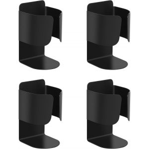 Bhhbb-Porte-Brosse À Dents Électrique, Support Pour Organisateur De Stockage Auto-Adhésif Mural En Acier Inoxydable304 Pour Brosse À Dents Électrique, Dentifrice, Nettoyant Pour Le Visage (Noir, Lot - Neuf