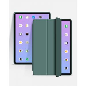 Housse universelle tablette tactile,Coque en Silicone pour tablette Samsung Galaxy, Tab S7 S8 plus 12.4 fonction veille ,vert - Neuf