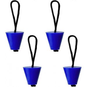 4pcs Kayak Dalot Plug,Culot En Silicone Universel Trous De Vidange Bouchon De Bouchon Avec Lanière Pour - Neuf