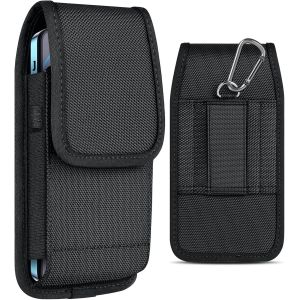 JGD-&Eacute;tui Holster Ceinture T&eacute;l&eacute;phone Pochette Homme &Eacute;tui de pour iPhone 14 13 12 11 Samsung Xiaomi Smartphone, L - Neuf