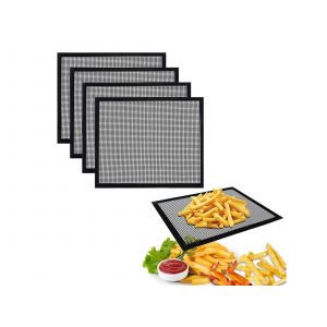 Lot de 2 tapis de cuisson antiadh&eacute;sifs en maille pour barbecue. - Neuf