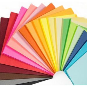 Lot de 100 feuilles de papier coloré A4-20 couleurs-Papier coloré pour photocopieur,bricolage,artisanat,décoration,couleur mixte A - Neuf