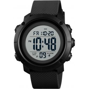 Eryi-Montre Sport Numérique Pour Homme Femme Chronomètre Alarme Étanche Led Tactique Double Affichage Du Fuseau Horaire Montre Électronique - Neuf