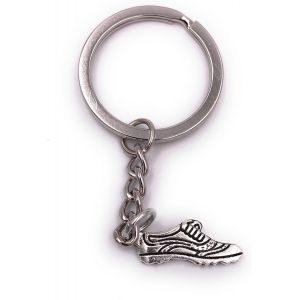 Kal-Chaussure De Football Sneaker Keychain Pendentif Argent Métal - Neuf