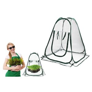 Mini serre portable avec b&acirc;che en PVC transparent pour la croissance des plantes - Neuf