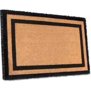 Subzonal-1856 Paillasson En Coco Pour L'int&eacute;rieur Et L'ext&eacute;rieur Prot&eacute;g&eacute;, Antid&eacute;rapant, Anti-Salissures, Cadre Ext&eacute;rieur, R&eacute;sistant Aux Intemp&eacute;ries, Pour Couloir, Terrasse, Entr&eacute;e, 50 X 80 Cm - Neuf