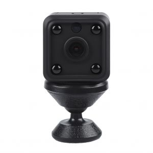 Mini camera IP HD 100-240 V, sans fil, Wi-Fi 720p, vision nocturne, DVR (prise americaine) - Neuf