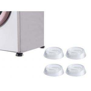 Lot de 4 patins anti-vibrations pour lave-linge et s&egrave;che-linge - Neuf